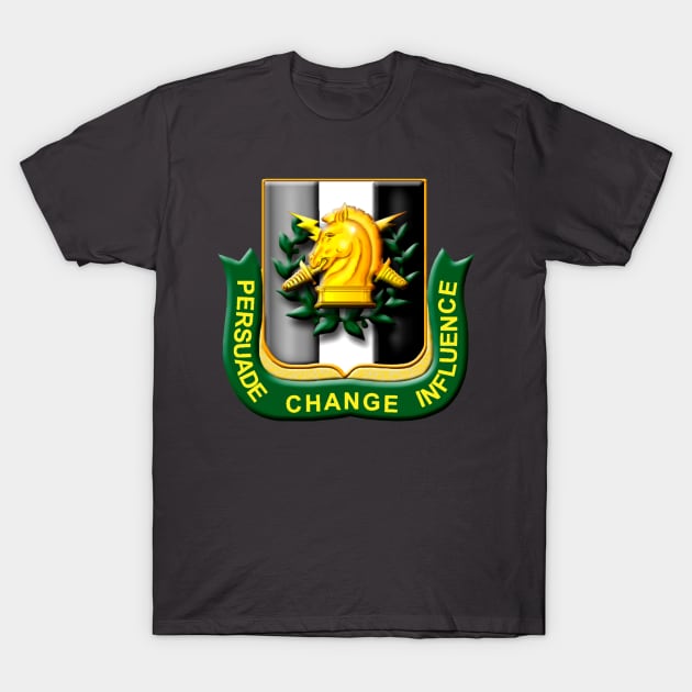Psychological Operations Regiment Logo T-Shirt by Spacestuffplus